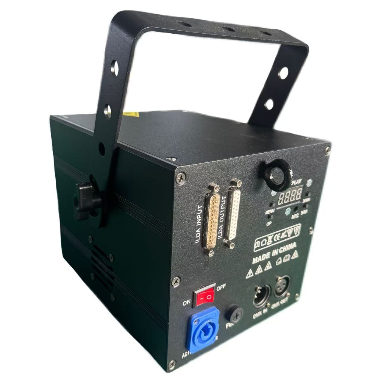 2pc 10W Stage Projector Laser Lights DMX 40Kpps RGB Animation iLDA DJ Show Laser