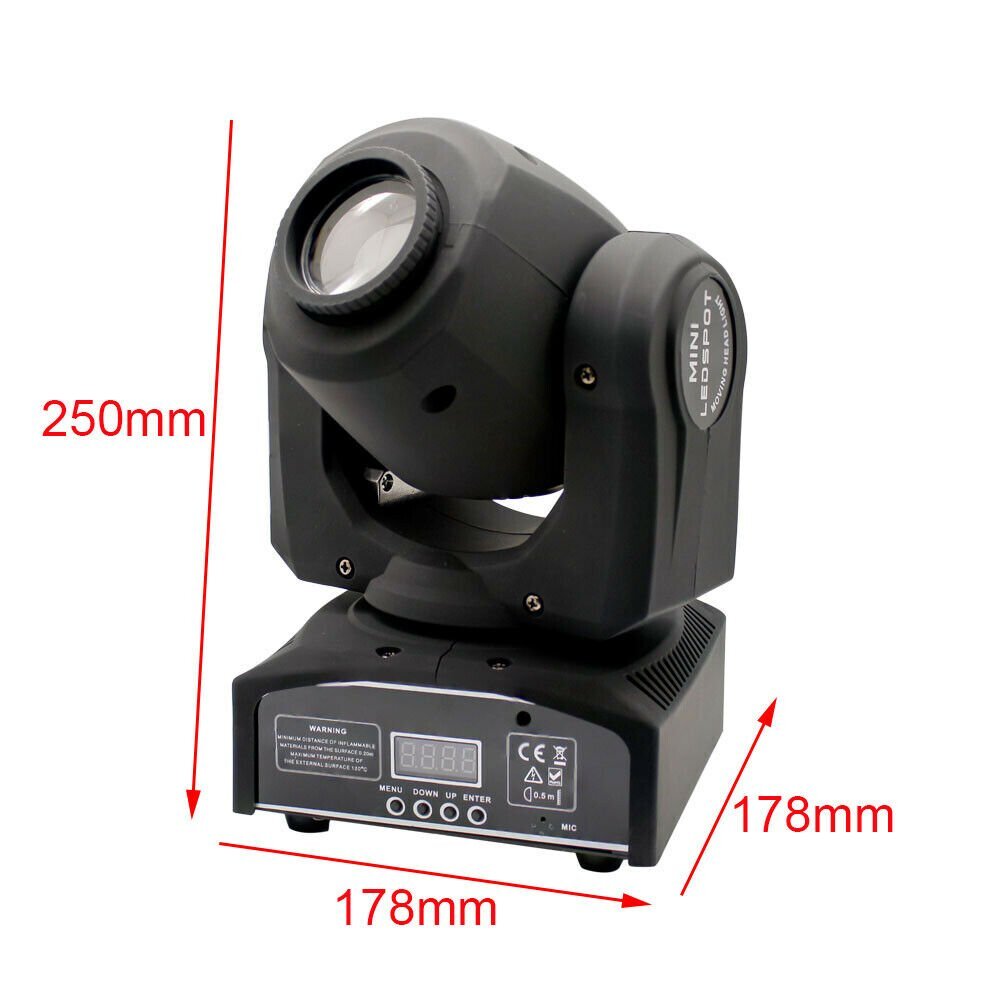 2X 120W LED Moving Head RGBW Stage Lighting Disco DJ DMX Beam Spot Party Lights