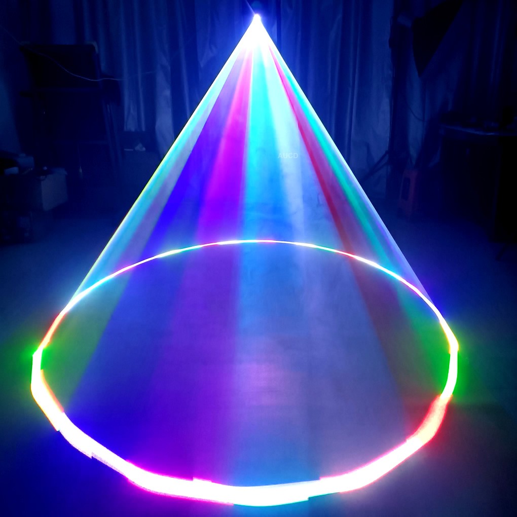 5W RGB Laser Projector Lights iOS Android App Disco DMX Beam Show Stage Lighting