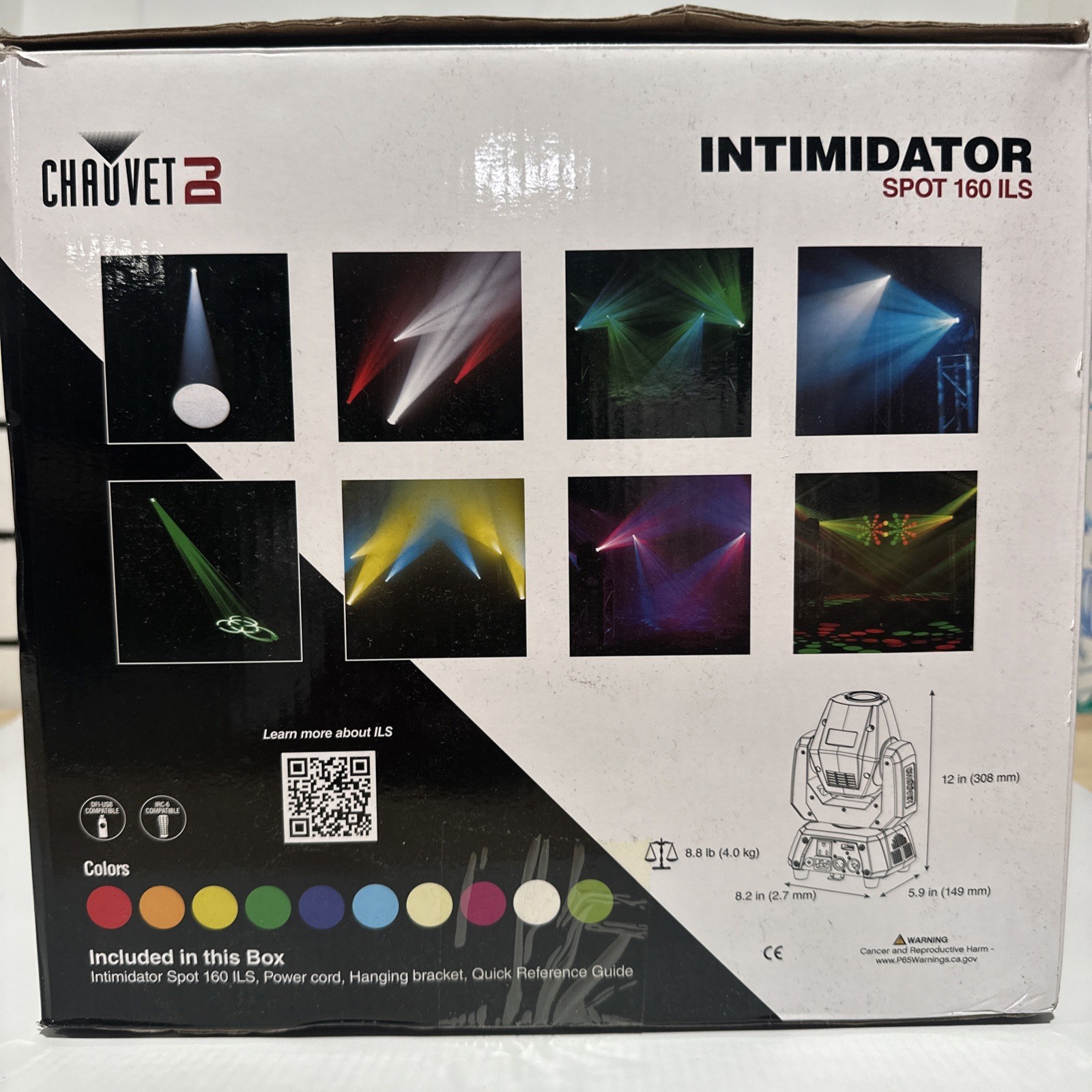 CHAUVET DJ Intimidator Spot 160 LED Moving Head Light Fixture