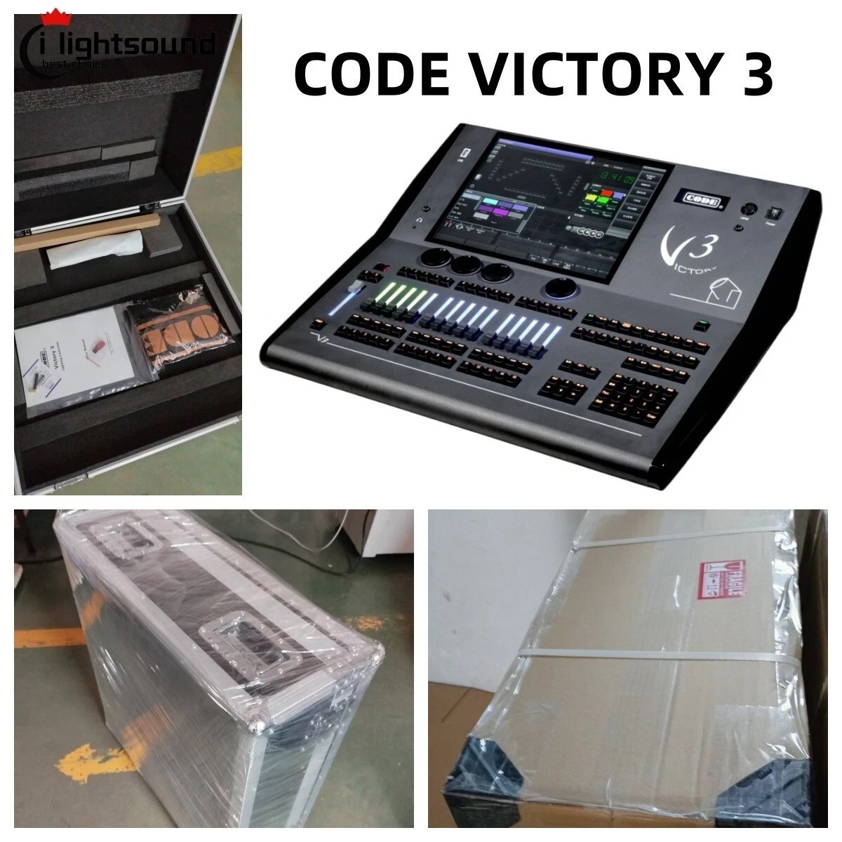 app remote 2048 channels console dmx 512 lighting controller victory 3/case