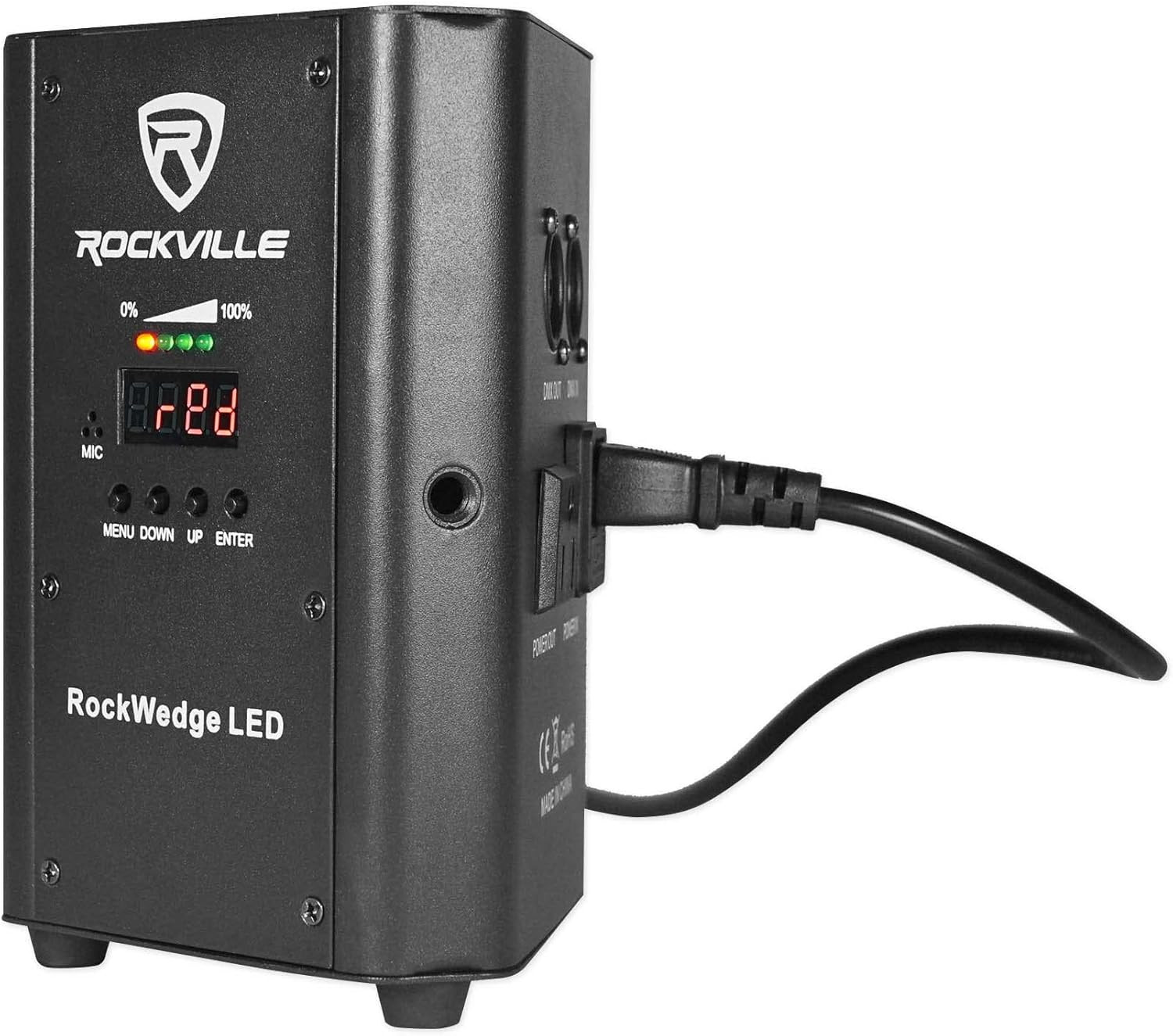 Rockwedge LED 54W RGBWA+UV Battery Powered Par Light, Wireless DMX, Rechargeable