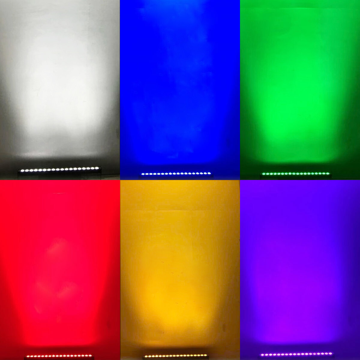 8PCS 270W DMX Stage Wall Wash Light Bar RGBWA UV 6in1 LED DMX DJ Party Lights