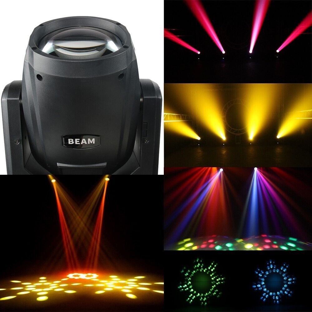 2PCS 275W 10R Bulb Beam Gobo Moving Head Lighting Stage Light DMX512 KTV Show
