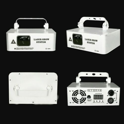 500mW LED RGB Laser Remote DMX Beam Projector Sound Scan Strobe DJ Stage Lights