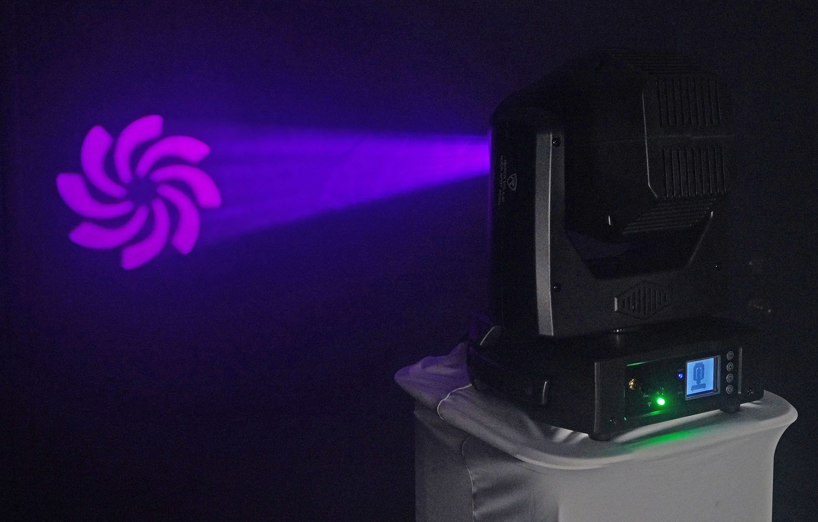 Rockville ROCK SPOT 260W DJ Moving Head Spot Light w Wireless DMX+Prism+Gobos