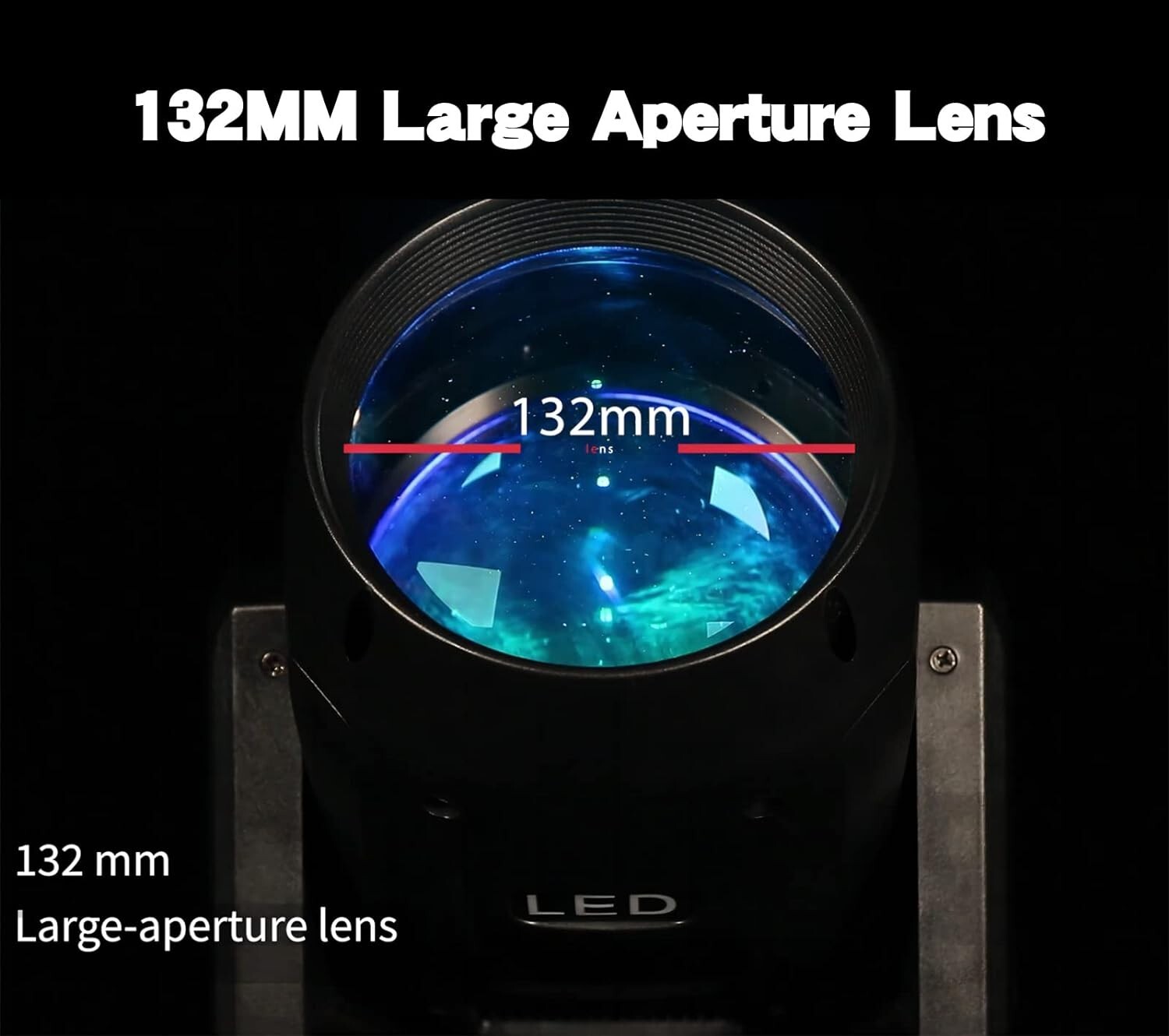 150W LED Moving Head Light RGBW Beam Stage Spot Lighting Club Disco DJ Party DMX