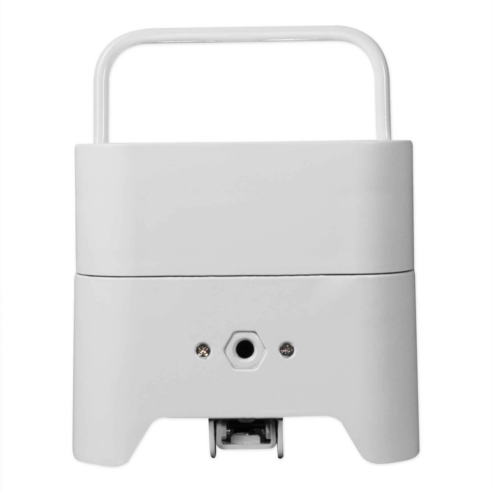 Rockville BEST PACK 50 (8) White Battery Wash Lights+Wireless DMX+Charging Case