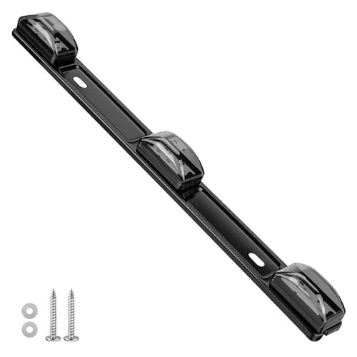 15″ ID Light Bar 9 LEDs, 1PC IP67 Waterproof Identification Marker Smoked