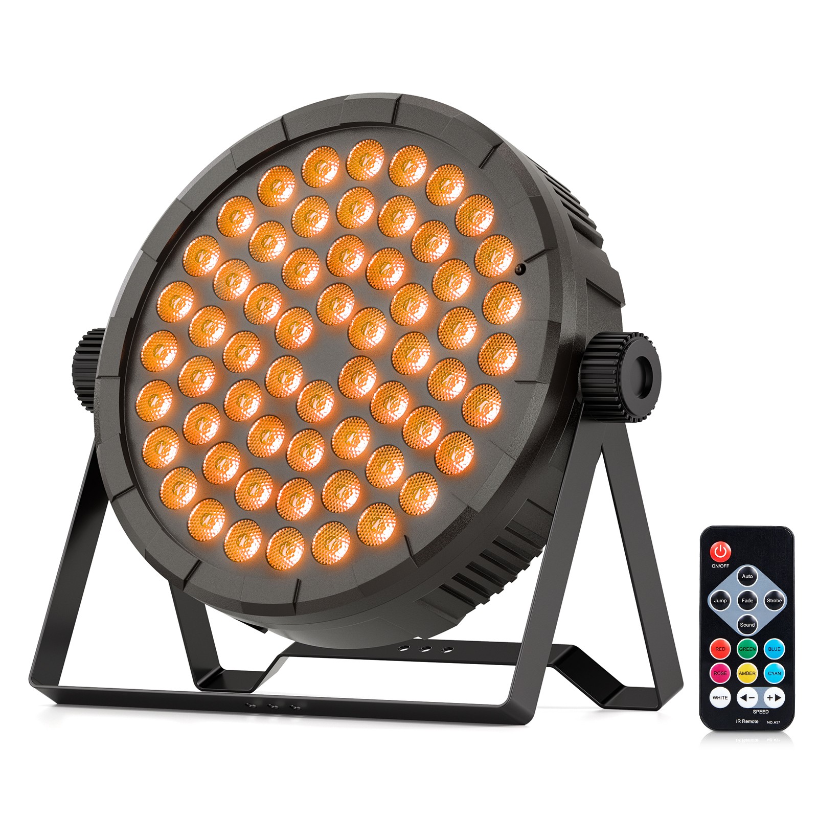 60LED Stage Par Can Light 5000mAh Battery DMX Strobe Party Disco Lighting Show