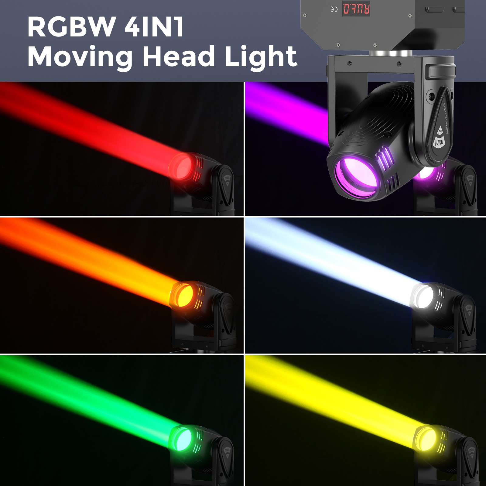 100W LED Moving Head Beam Light Stage Light Effect DMX 512 for Disco Halloween
