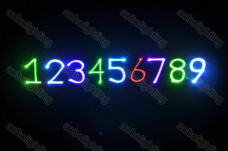 aobolighting RGB Disco DJ Remote APP Text Keyboard Animation Stage Laser Lights
