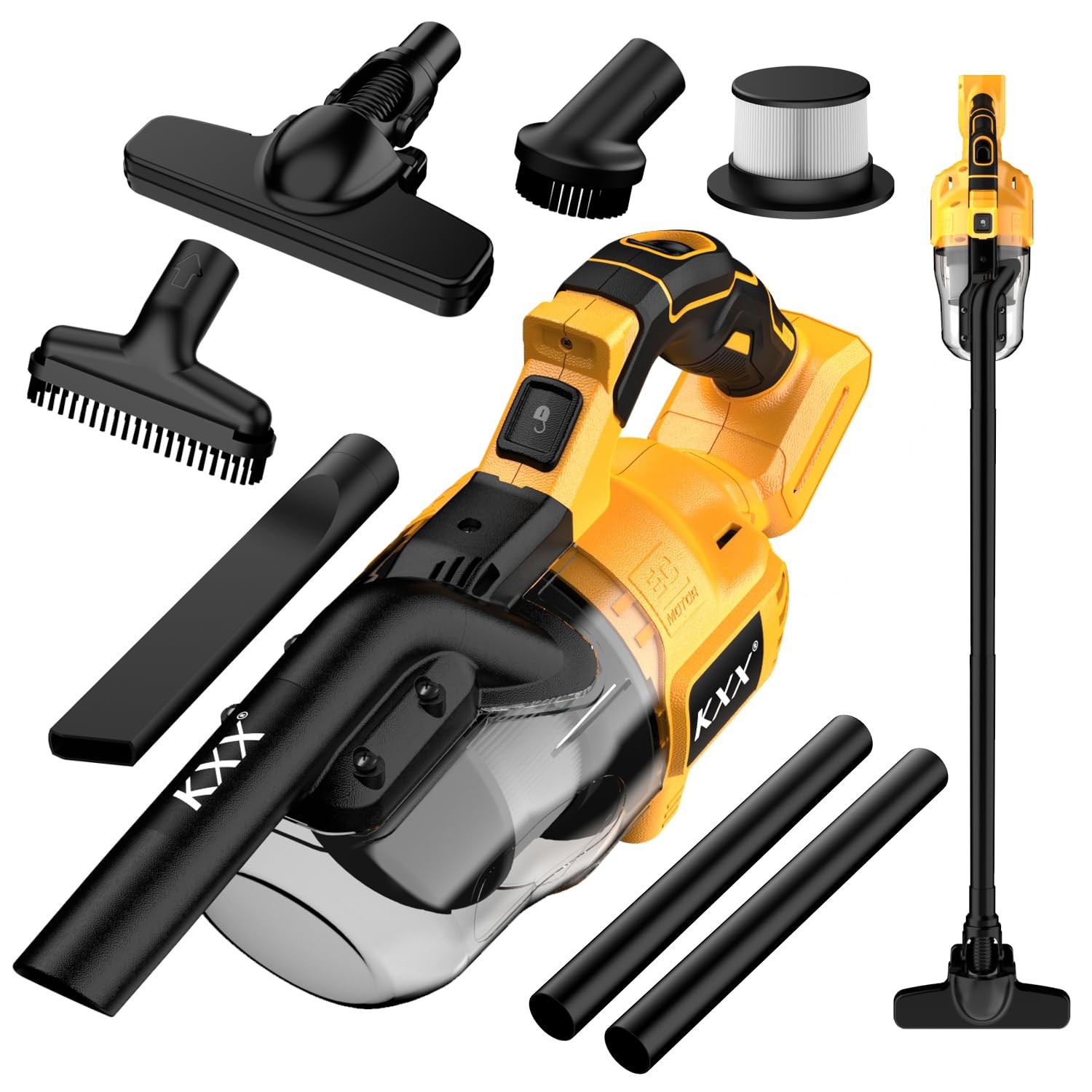 Cordless Vacuum for Dewalt 20V Battery, 5 in 1 Handheld Electric Vacuum Cleaner