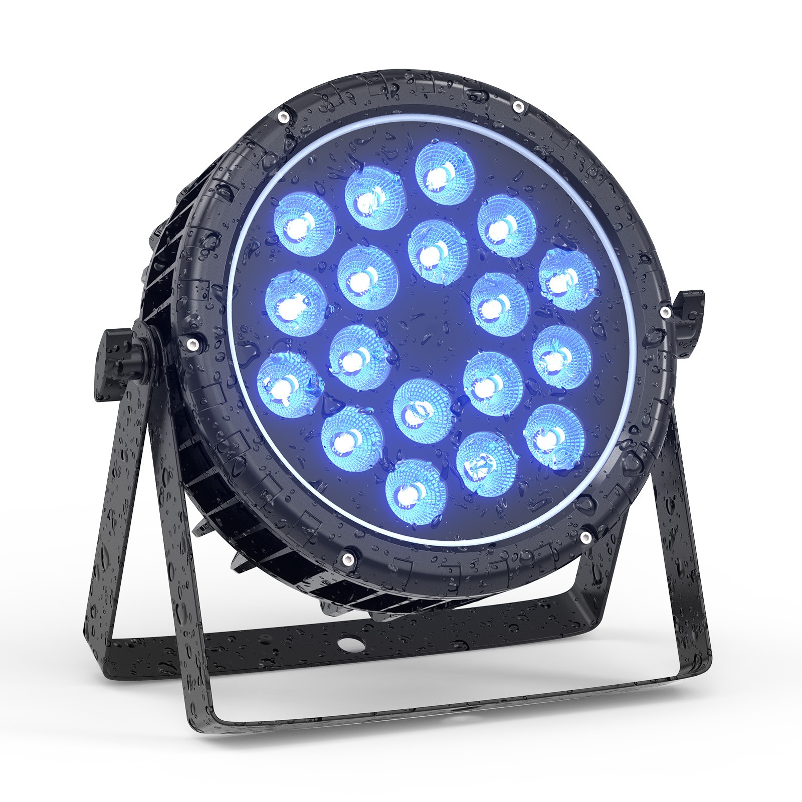 18 LED Waterproof PAR Light RGBW DMX Stage Outdoor Show Yard Garden Party