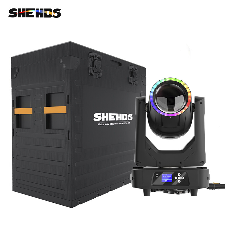 2in1 Flightcase of Waterproof 380W 19R Beam Moving Head Light with Ring