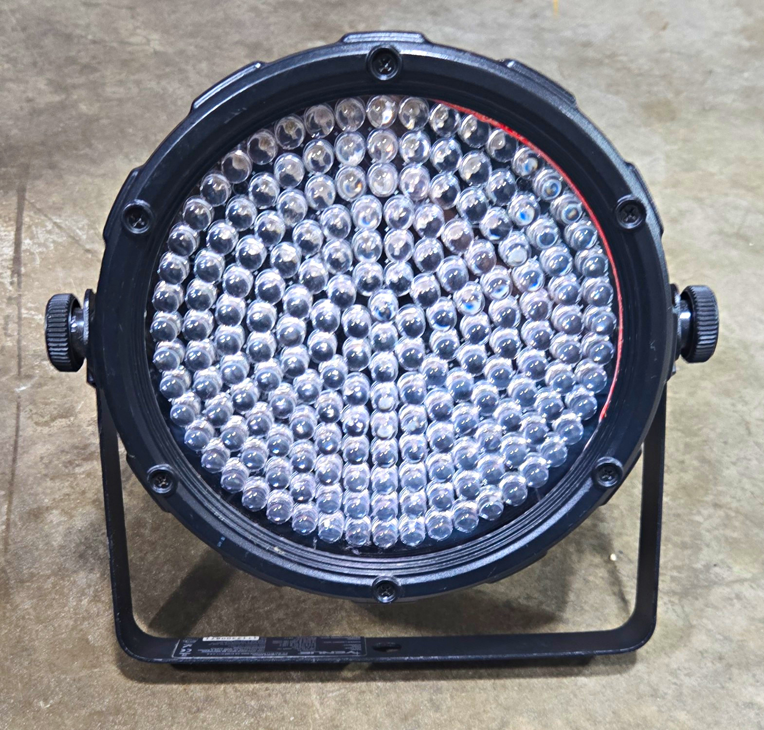 Venue THINPAR 64 LED PAR Stage Light, DMX/Sound, Multicolor, Mount Bracket