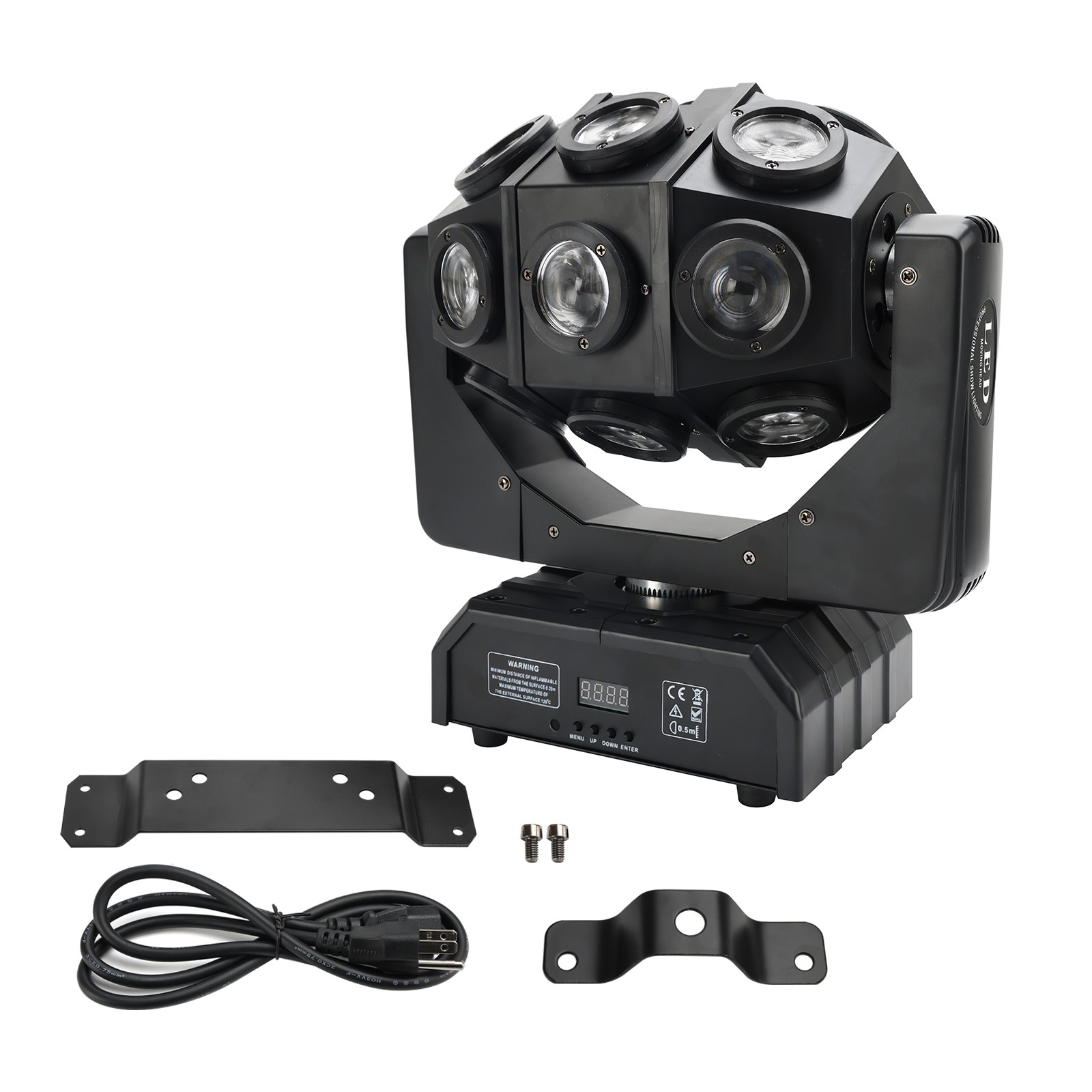 180W Moving Head 18 LED Rotating Beam DMX Stage Light RGBW DJ Disco Party Effect