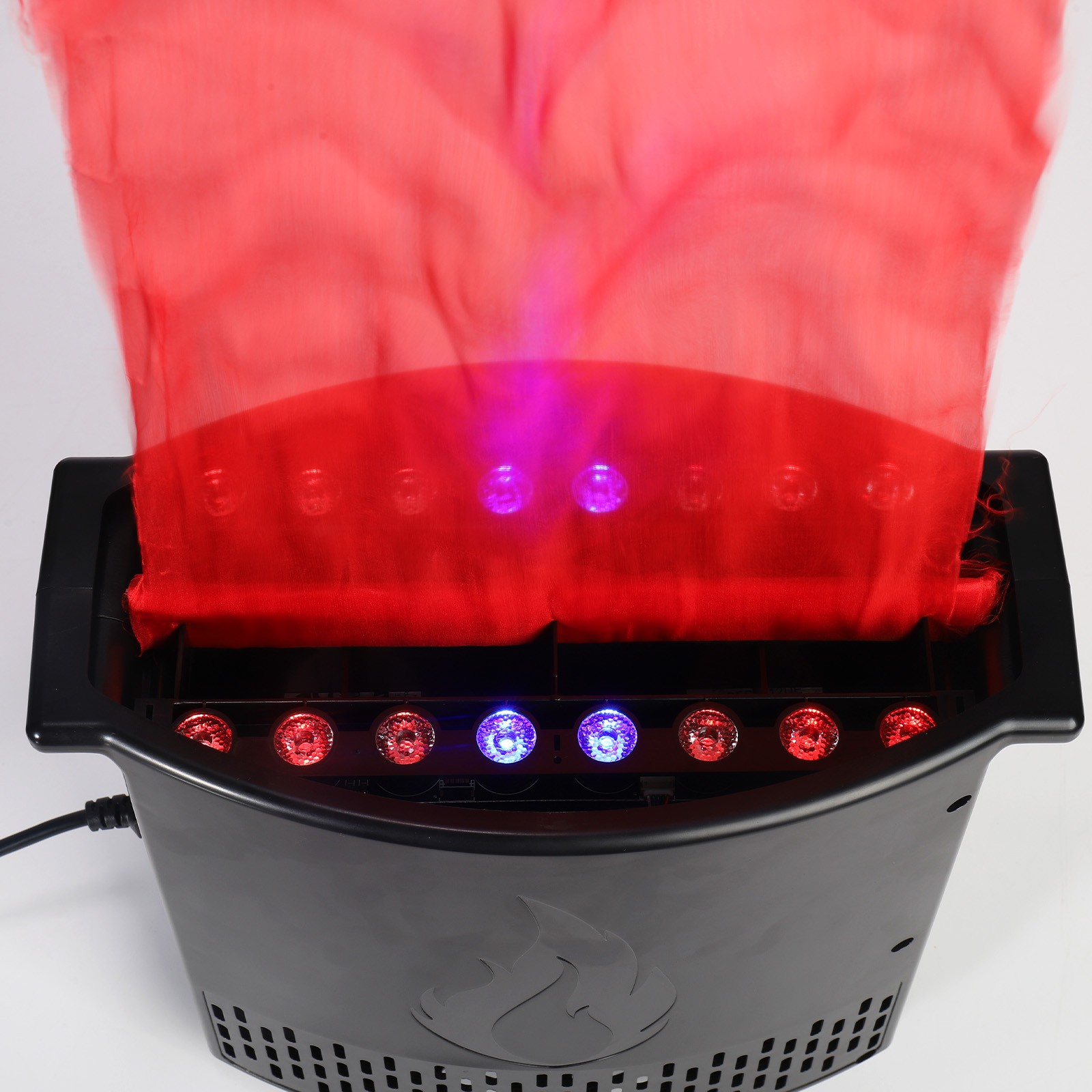 2PCS 1620W Fake Fire Light 16 LED Stage DJ 3D Fake Flame Light Effect Lamp
