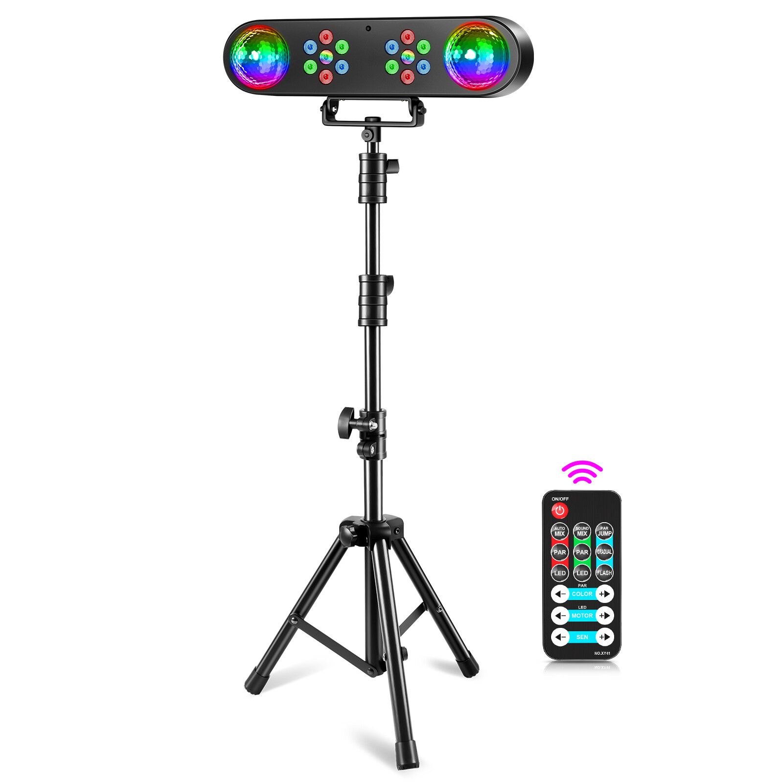 Party Lights with Stand Strobe LED Stage Lighting RGB Par Magic Ball Light