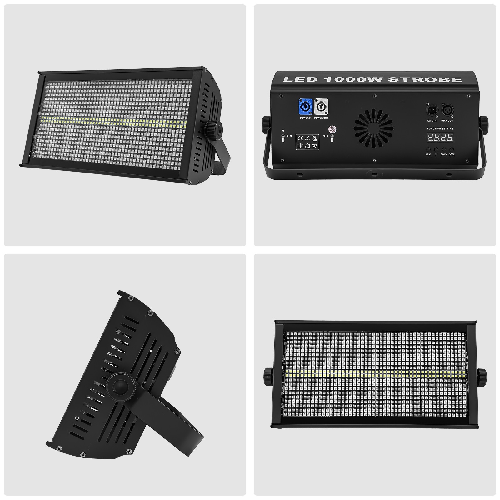 2PCS 200W RGBW 960LED Wall Wash Light DMX Strobe Stage Beam Light DJ Party Show