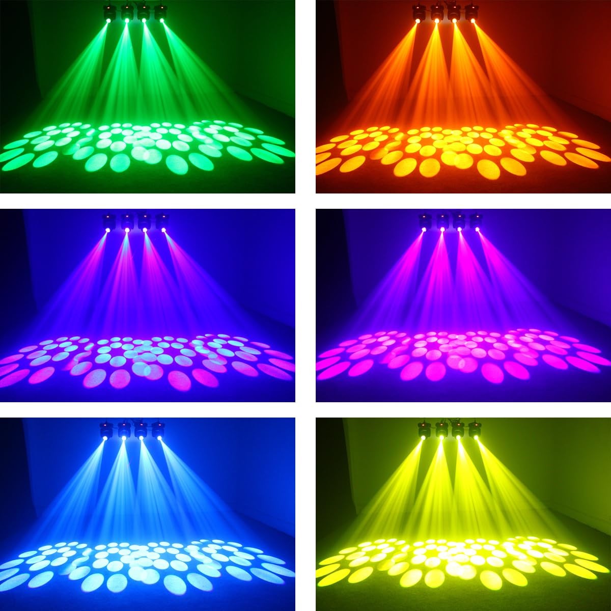 100W Moving Head LED Beam DMX Stage Light with 8 Colors 8 Gobos Rotating Prism E