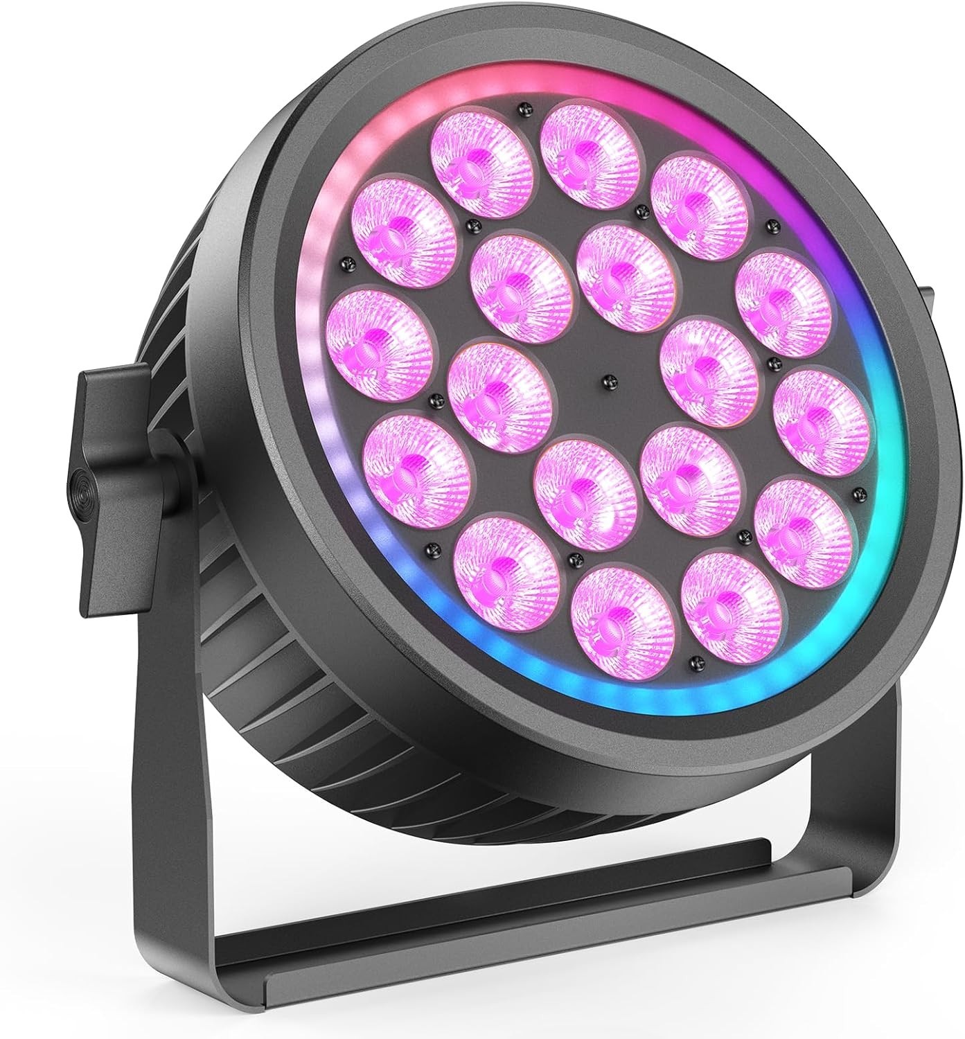 200W Aluminum Cast Fanless & Silent Stage Lights, 4 in 1 RGBW LED Par Light NEW