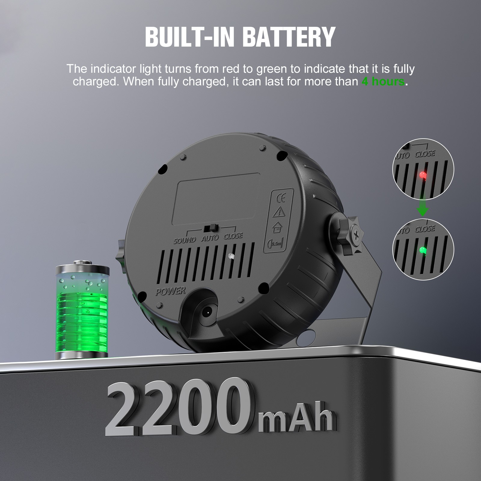 10PC Rechargeable Par Lights 72W RGB Battery Wireless 12LED DJ Uplights w/Remote