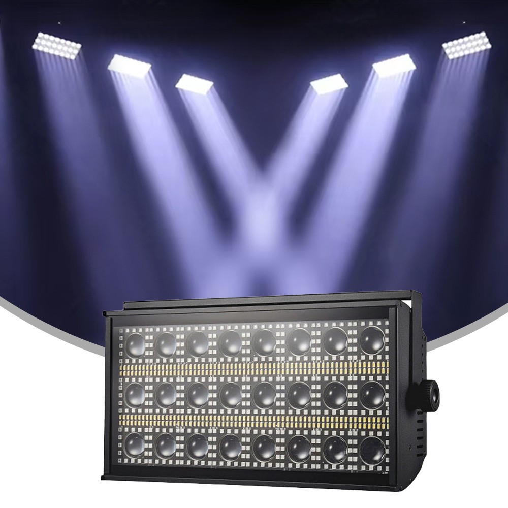 24x3W LED RGBW Stormy Strobe Beam Wash Light DMX for Wedding Dj Show Background