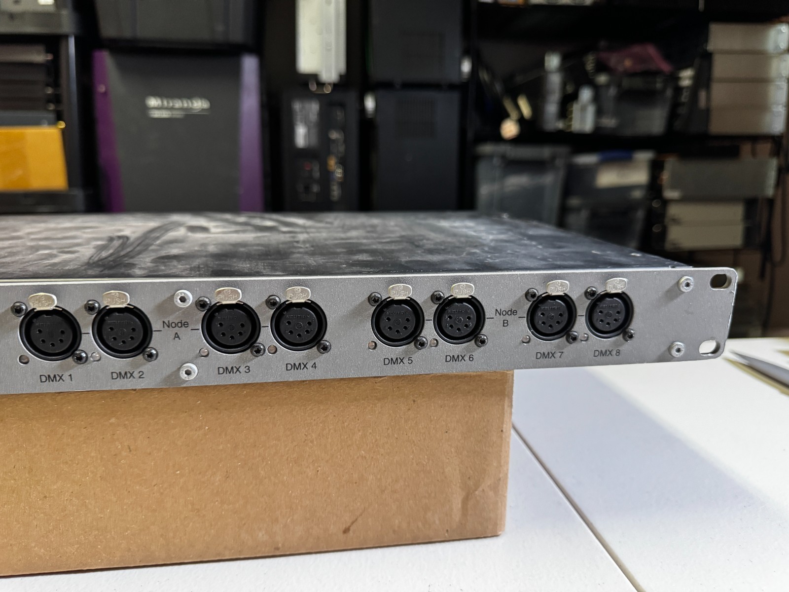 Martin Ether2DMX8 Art-Net to 8-Port DMX Router Stage Lighting Controller Used