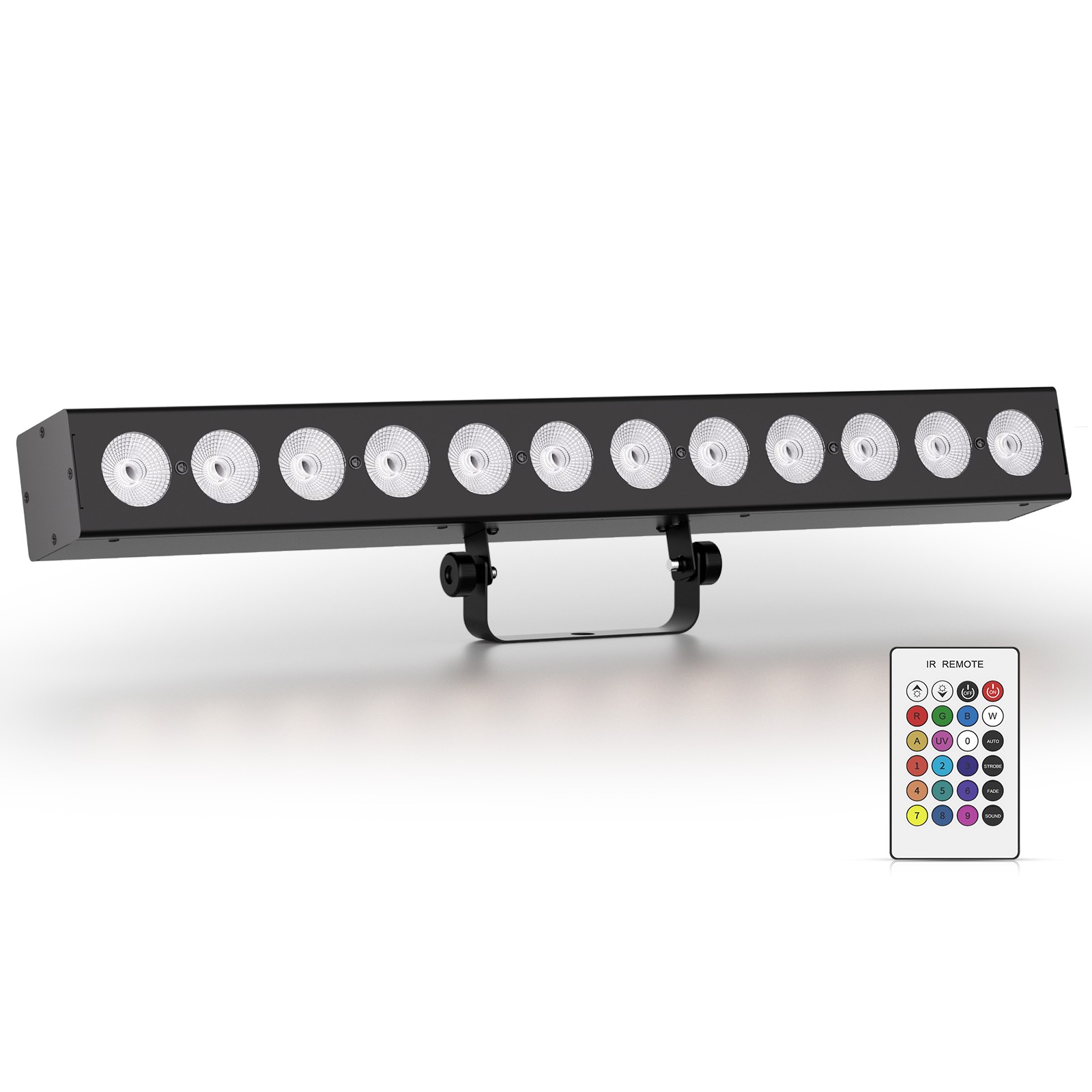 120W RGBAW+UV Wall Light Long Lasting Battery Sound Activated Stage Events DJ