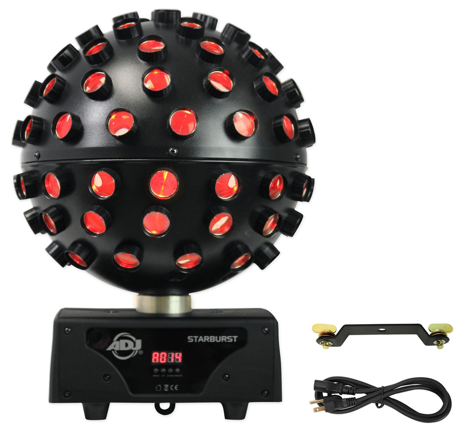 American DJ ADJ Starburst Multi Color Shooting Beam Lighting Effect+Free Speaker