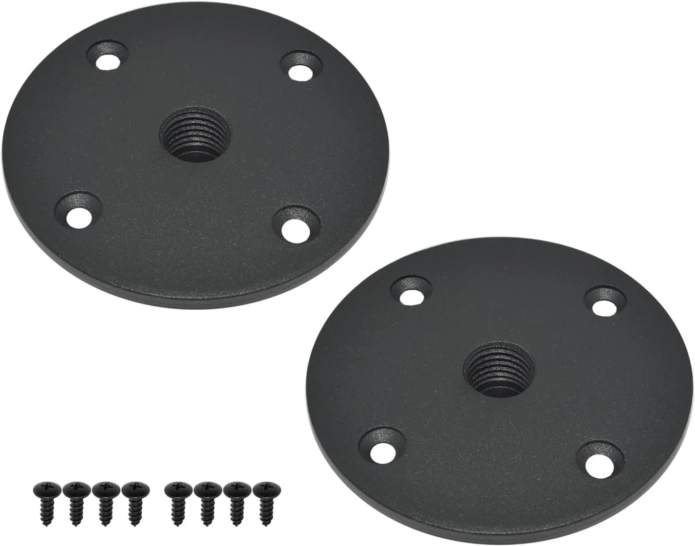 Speaker Stand Adapter with M20, 4.13″x1″, All Metal, 2 Packs | Speaker Stand Top