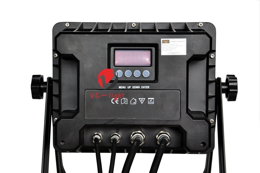 Outdoor Square Led Stage Lights 24x15w Rgbwa Uv 6in1 Waterproof Led Par Light