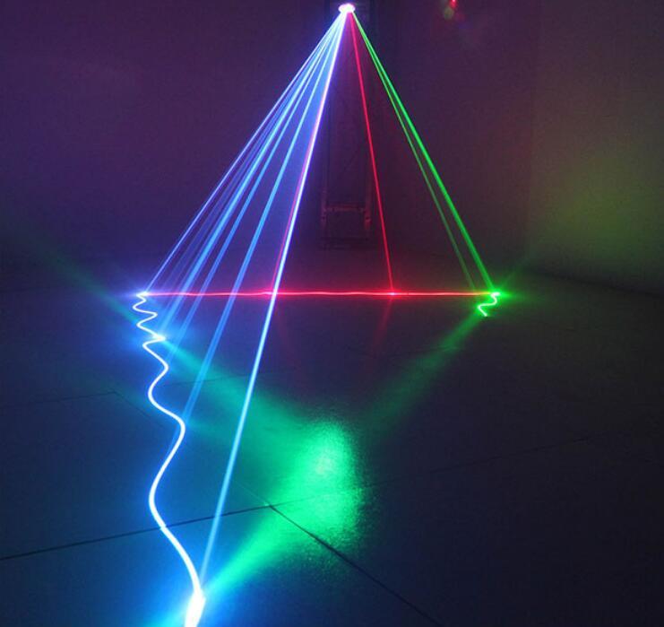 DMX 3D Effect 1050mW Red Green Blue Full color Laser Christmas Decor Lighting Yc