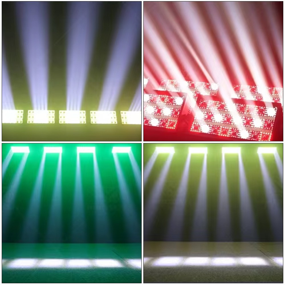 24x3W LED RGBW Stormy Strobe Beam Wash Light DMX for Wedding Dj Show Background