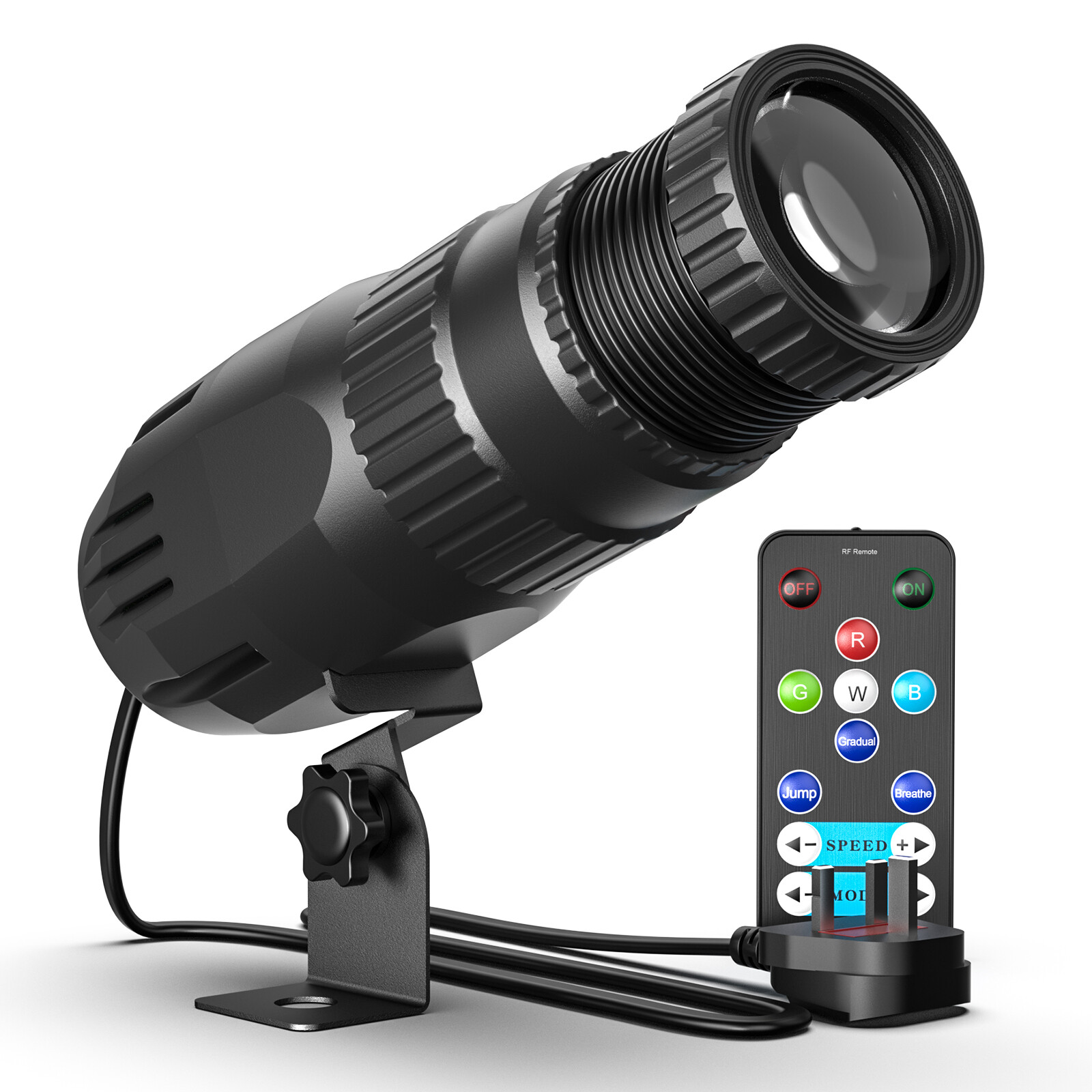 10Pack 4 in 1 30W Pinspot Light Stage Spotlight RGBW Party DJ Lights Manual Zoom