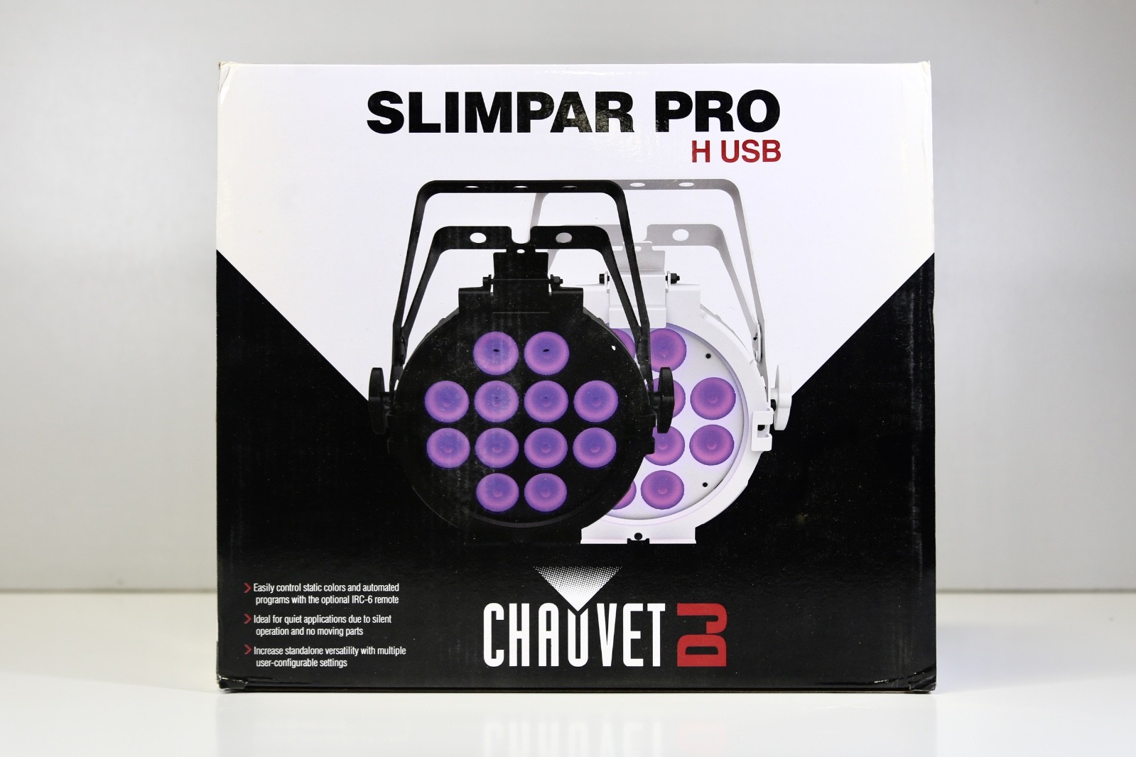 Chauvet DJ SlimPAR Pro H USB LED PAR Wash Light White RGBAW+UV DMX OPEN BOX