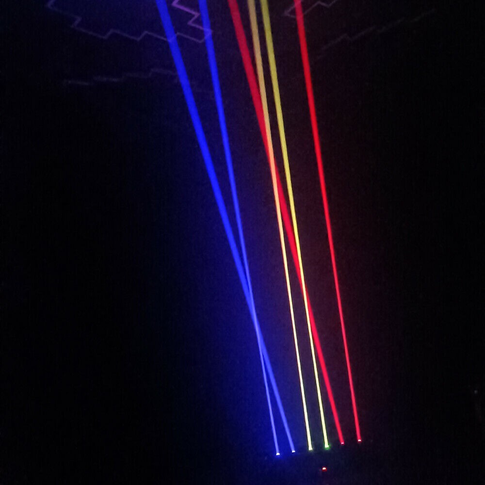 6 Eyes Monster Beam Laser Moving Head Light Full Color RGB DJ Lighting Stages