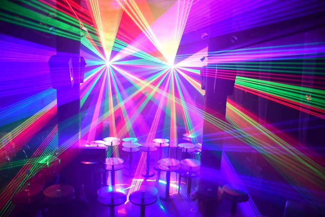 DMX Waterproof 4W RGB laser lighting fullcolor stage lighting beam ranibow IP65