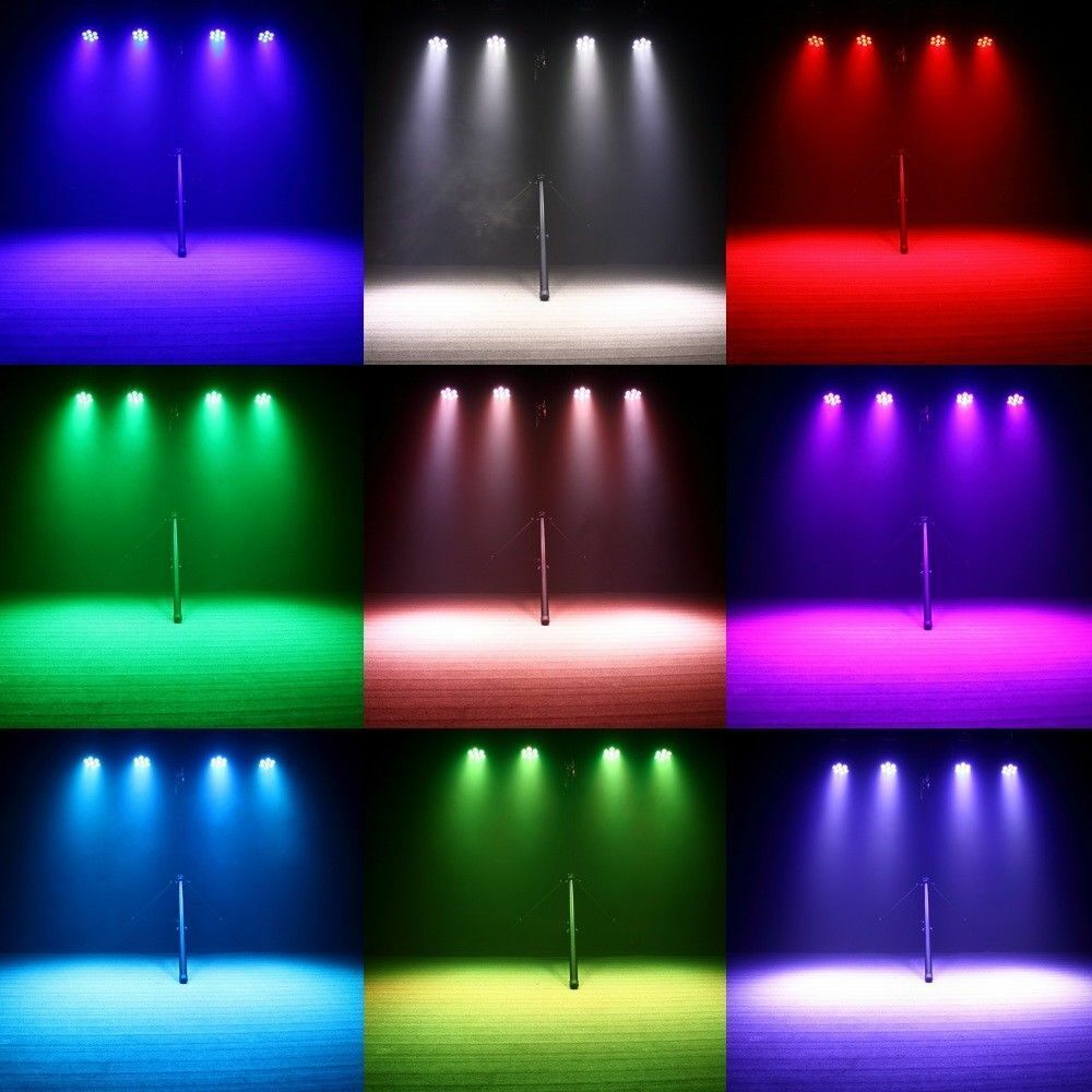105W RGBW 7LED Moving Head Stage Lighting DJ DMX Beam Bar Disco Club Party Light