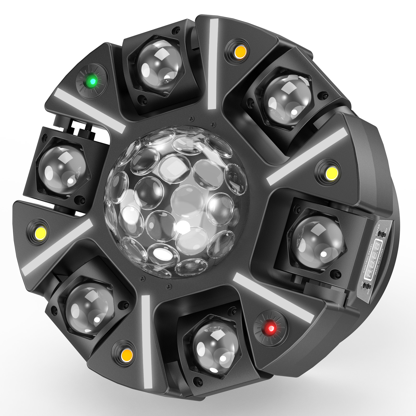 6-Arm 200W DJ Stage Light Magic Ball Laser Beam DMX512 Sound Active Party Beam