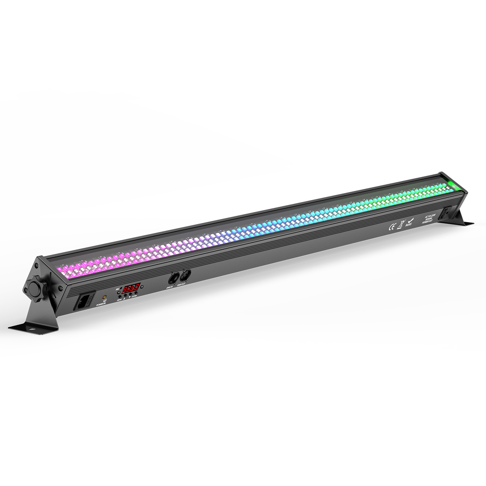 Wall Wash Light Bar 336LED RGB 3in1 DMX Stage DJ Disco Party Strobe Beam Light