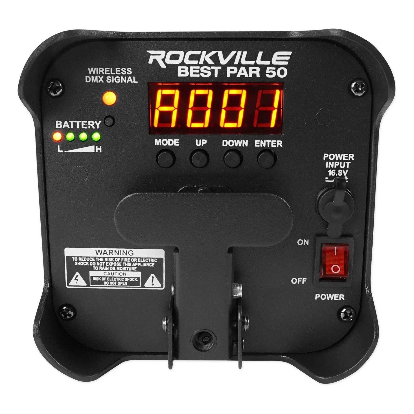 (10) Rockville BEST PAR 50 Battery Wash Lights Wireless DMX+Controller+RGBWA+UV