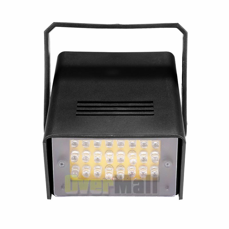 Indoor Mini DJ Light Flash Light 24LED Bulb Club Stage Strobe Light Party Disco