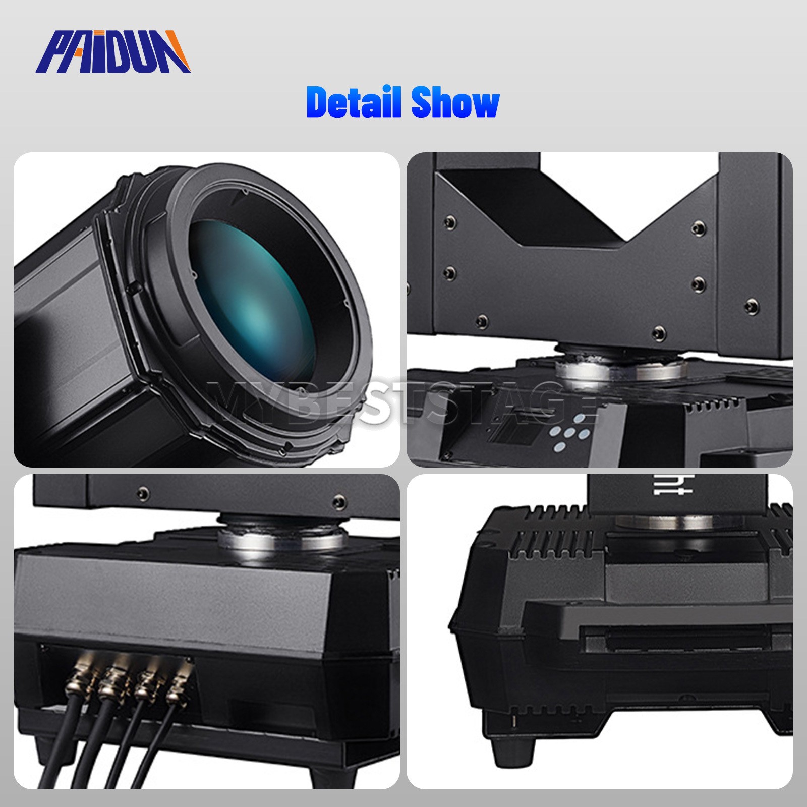 PAIDUN 230W Beam IP65 Waterproof Moving Head Spot Light DMX 8+16+24 Double Prism