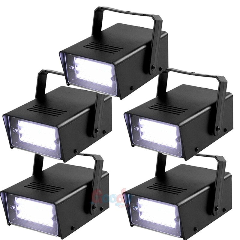 Disco Party 24 LED Lights Stage Light Strobe DJ Flash Light Indoor Dance Lamp