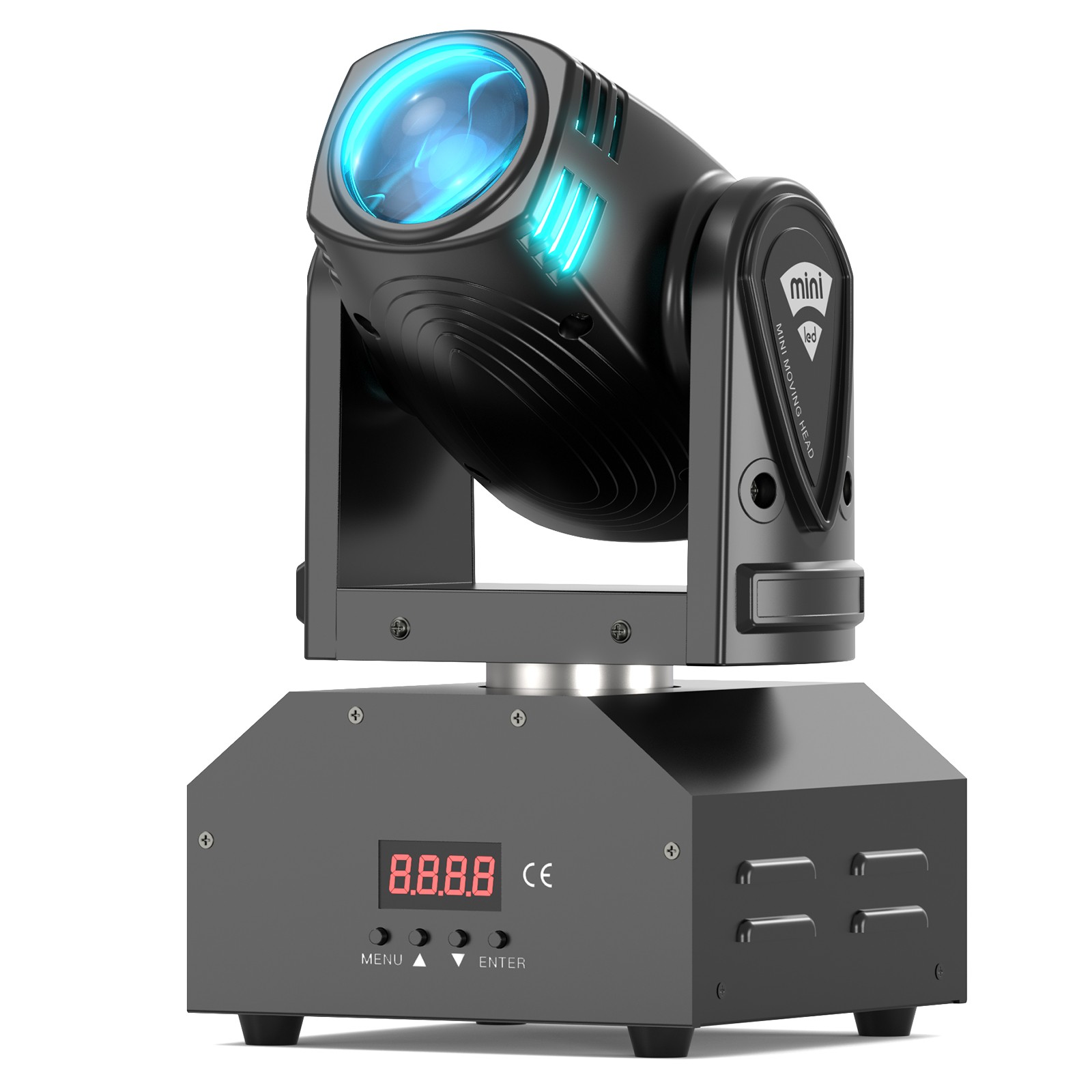 Mini LED Moving Head Light RGBW Beam 100W Stage Lighting Party Light Disco DMX