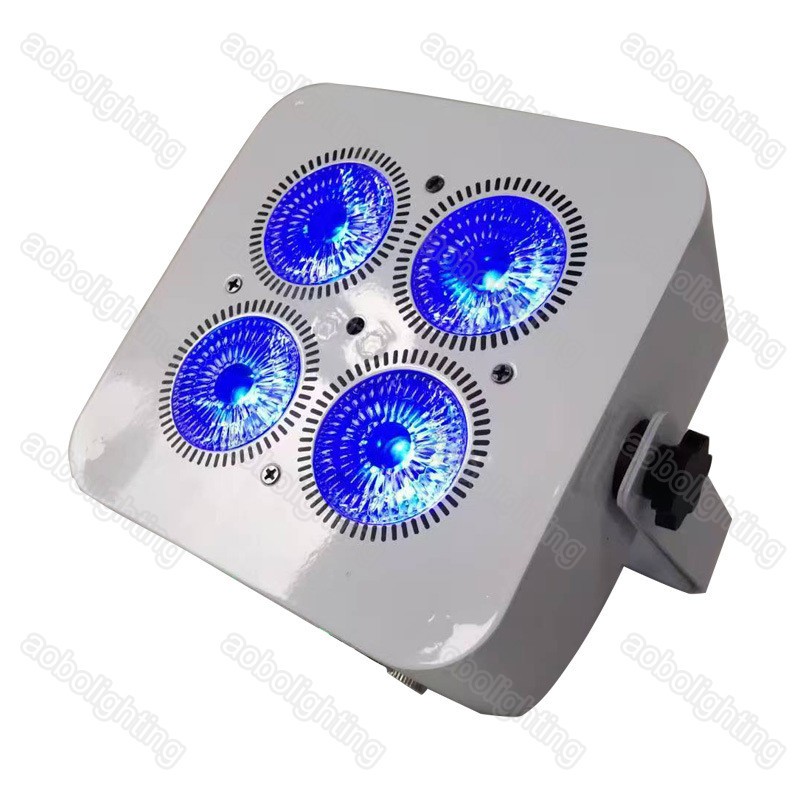 Wireless DMX up Lights 4*18w LED Battery Powered Uplight for Wedding Party Club