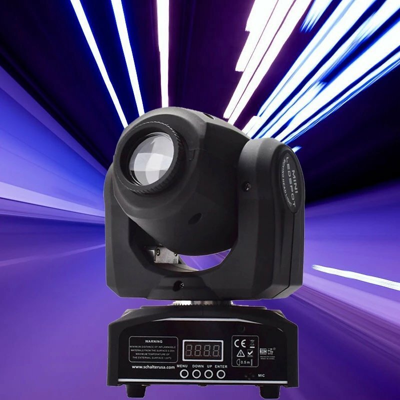 RGBW Spot 80W Moving Head Stage Lighting Gobo LED DMX Beam Disco DJ Party Lights