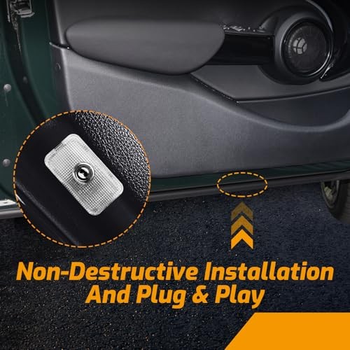 2Pcs Car Door Light Logo Projector for BRZ 2022-2024 Accessories, FOR BRZ-01